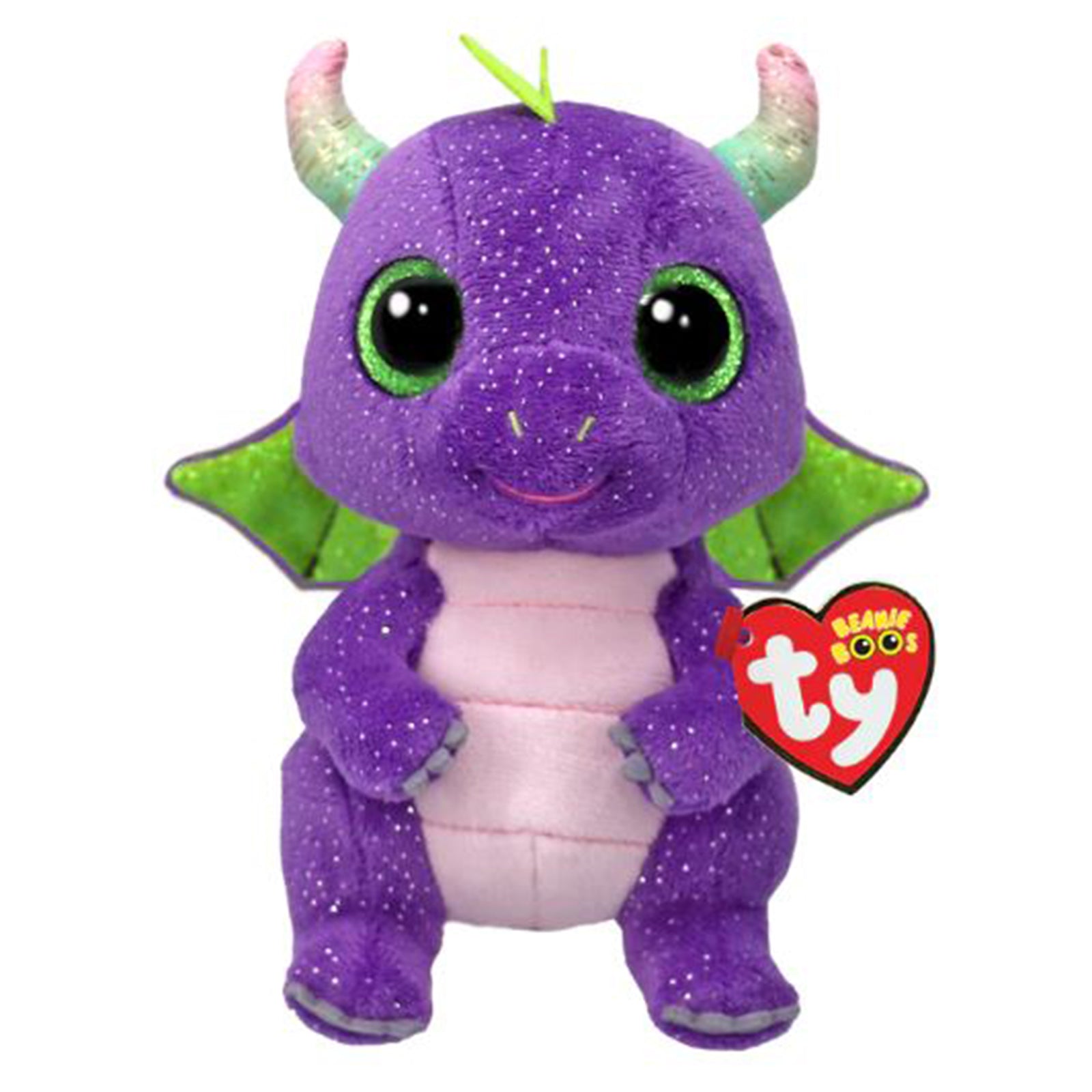 Ty Beanie Boos Daphne Dinosaur Purple Inch Plush Figure