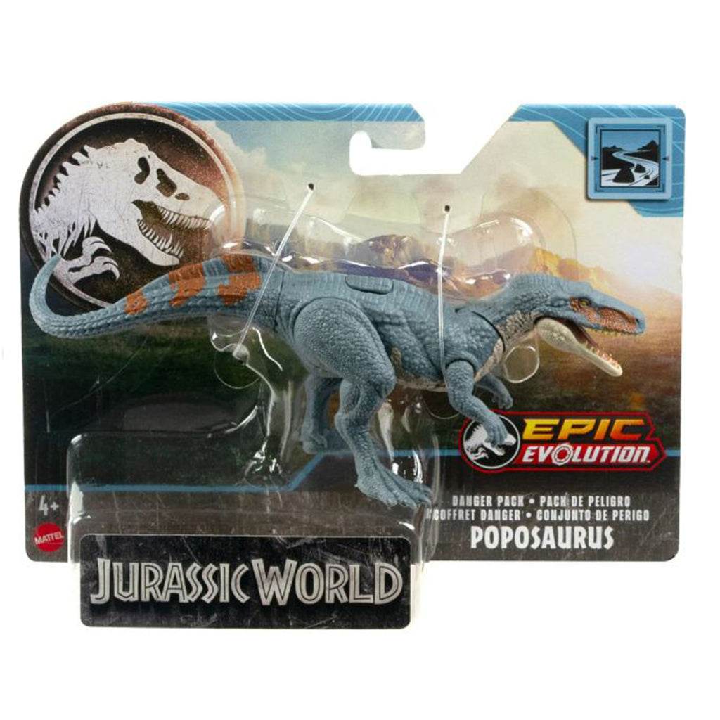 Mattel Jurassic World Epic Evolution Poposaurus Figure