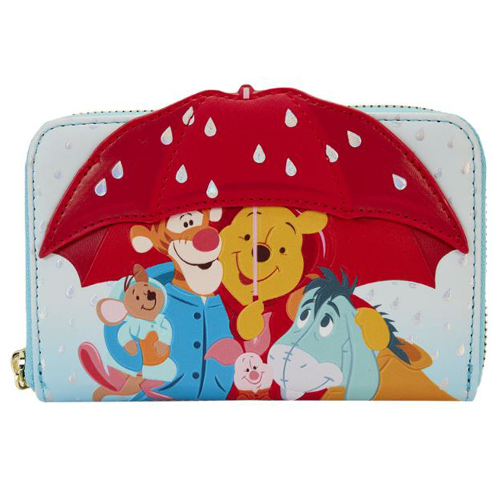 Loungefly Disney Winnie The Pooh And Friends Rainy Day Zip Around Wallet - Radar Toys
