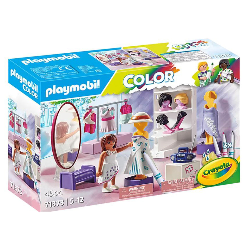 Playmobil Color Dressing Room Building Set 71373