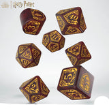 Q-Workshop Harry Potter Gryffindor Modern Red 7 Piece Dice Set - Radar Toys