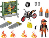 Playmobil Stunt Show Starter Pack Bike Building Set 71256 - Radar Toys