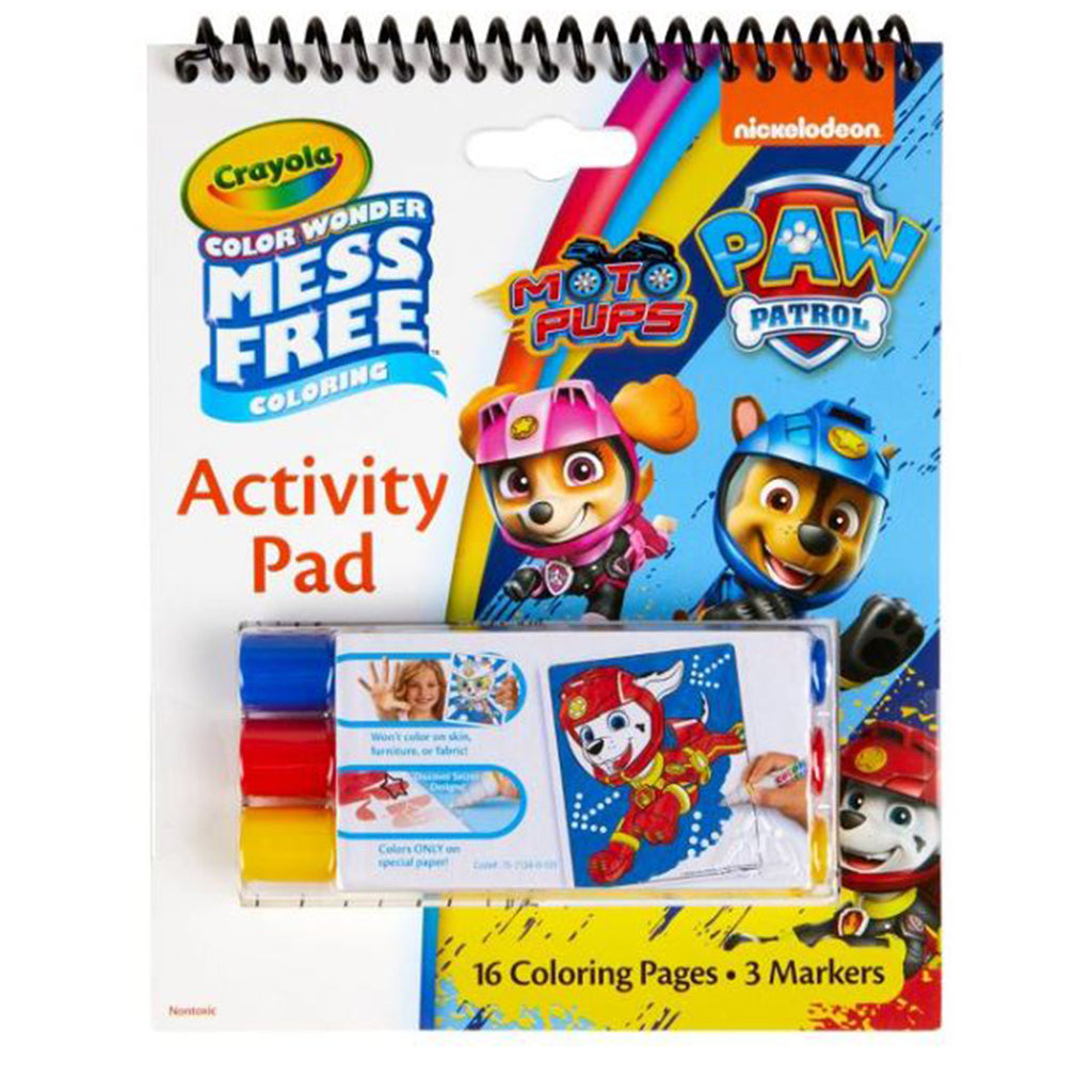 Crayola Color Wonder Paw Patrol Activity Book - Radar Toys