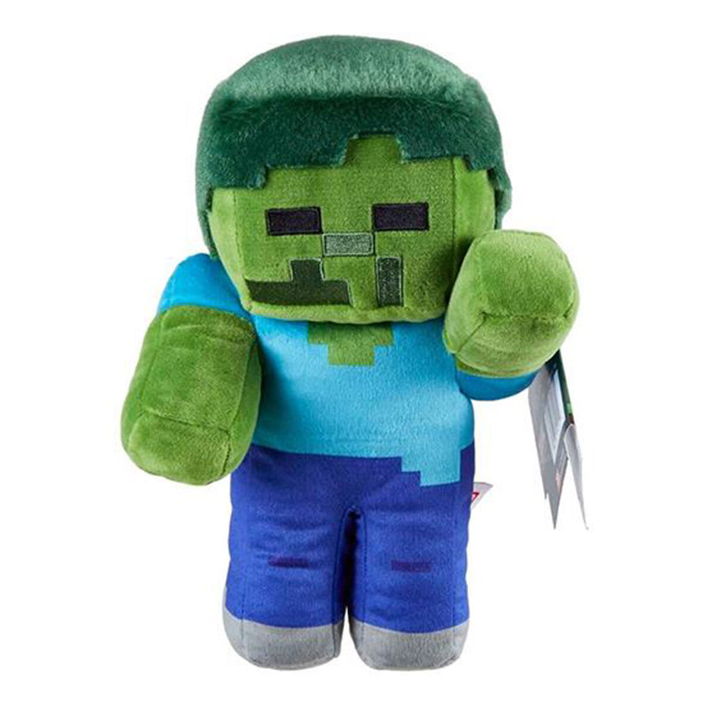 Mattel Minecraft Zombie 8 Inch Plush Figure - Radar Toys