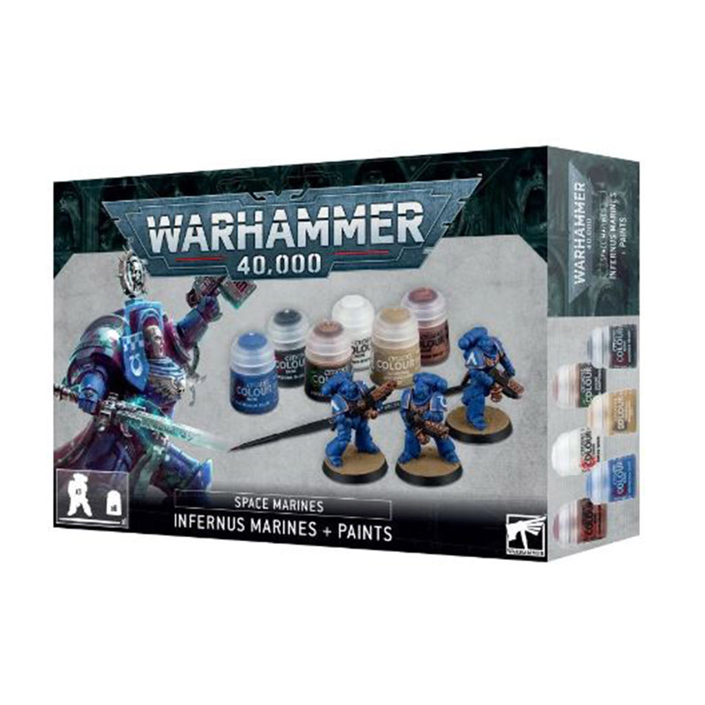 Warhammer 40,000 Space Marines Infernus Marines Paints Set - Radar Toys