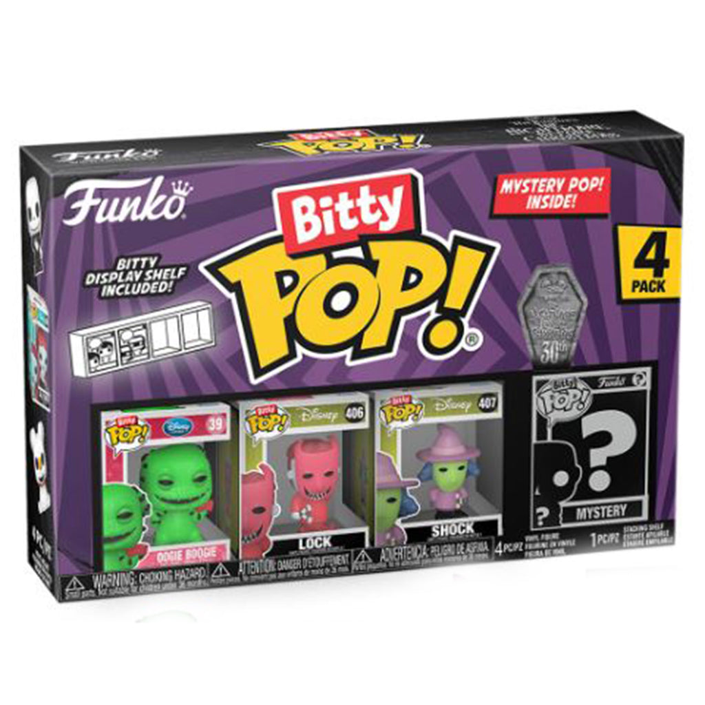 Funko The Nightmare Before Christmas Bitty POP Oogie Boogie 4 Pack Vinyl Figures