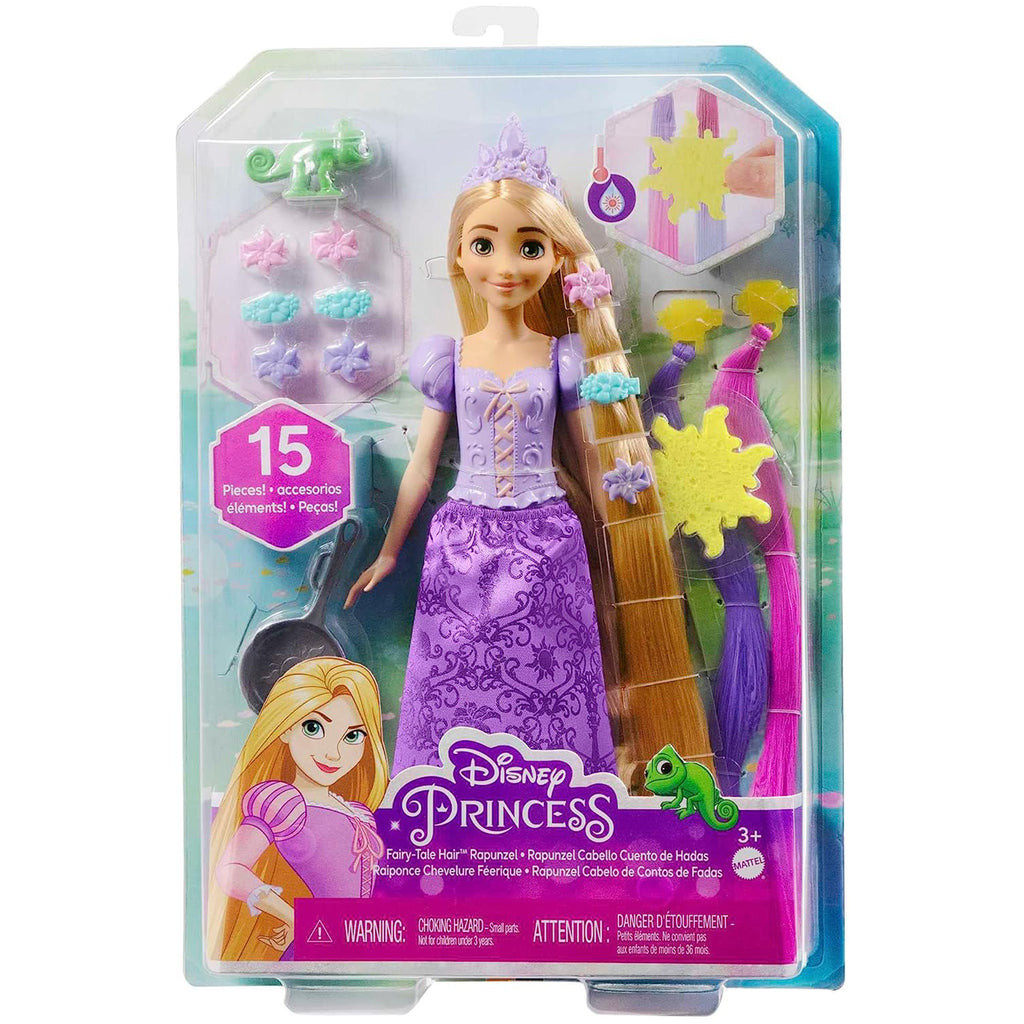 Mattel Disney Princess Fairy Tale Rapunzel Long Hair Doll Set