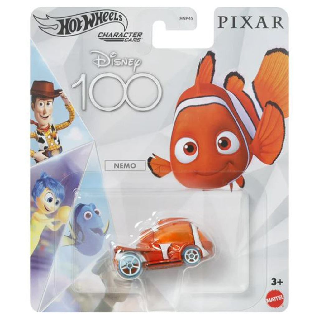 Mattel Hot Wheels Disney 100 Nemo Character Car
