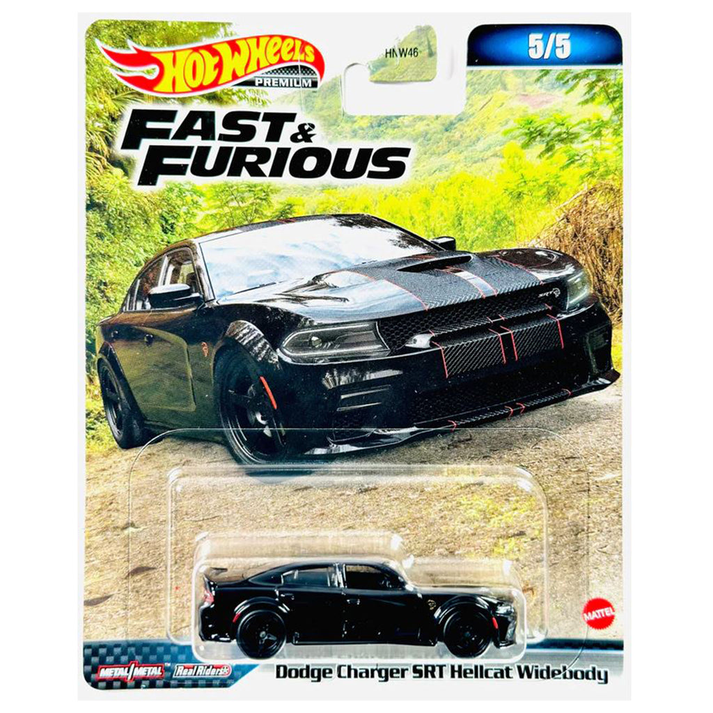Mattel Hot Wheels Fast And Furious Dodge Charger SRT Hellcat Widebody