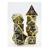 Foam Brain Crossed Swords Deep Sea Sword Metal RPG Dice Set - Radar Toys