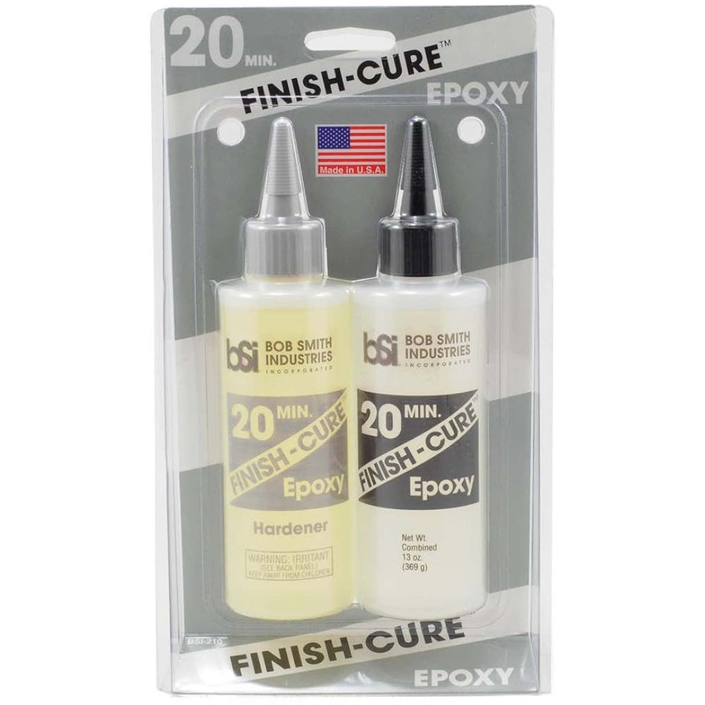 Bob Smith Finish-Cure 20 Minute Laminating And Finishing Epoxy 13oz Set