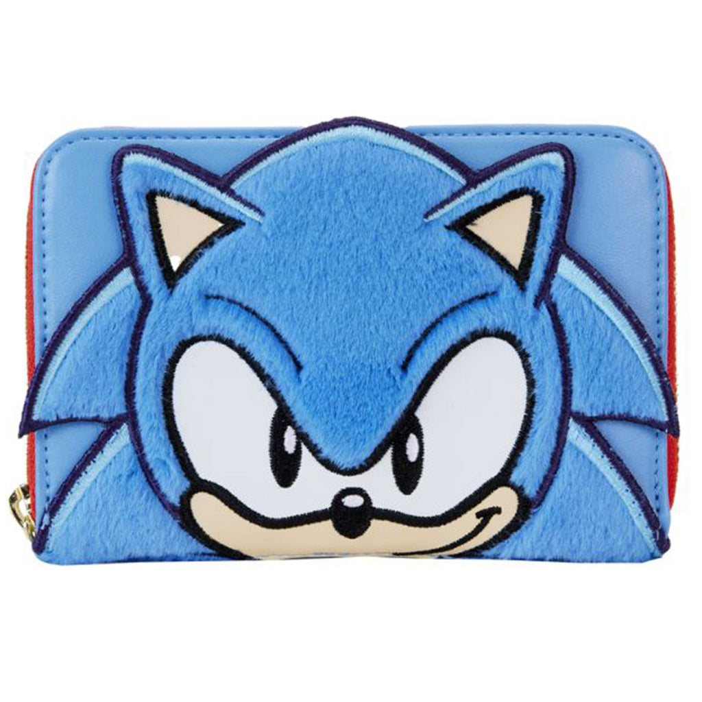 Loungefly SEGA Sonic The Hedgehog Classic Cosplay Zip Around Wallet - Radar Toys