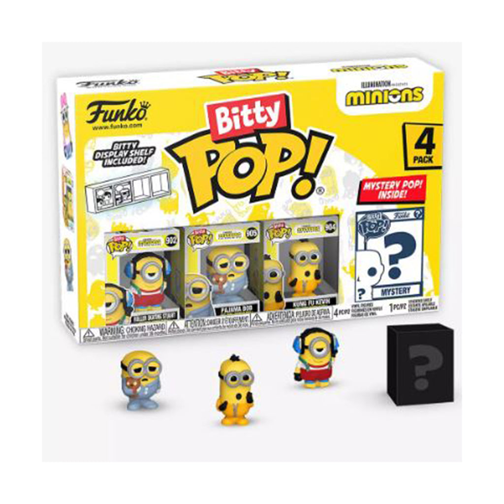 Funko Minions Bitty POP Roller Skating Stuart Vinyl Figure Set