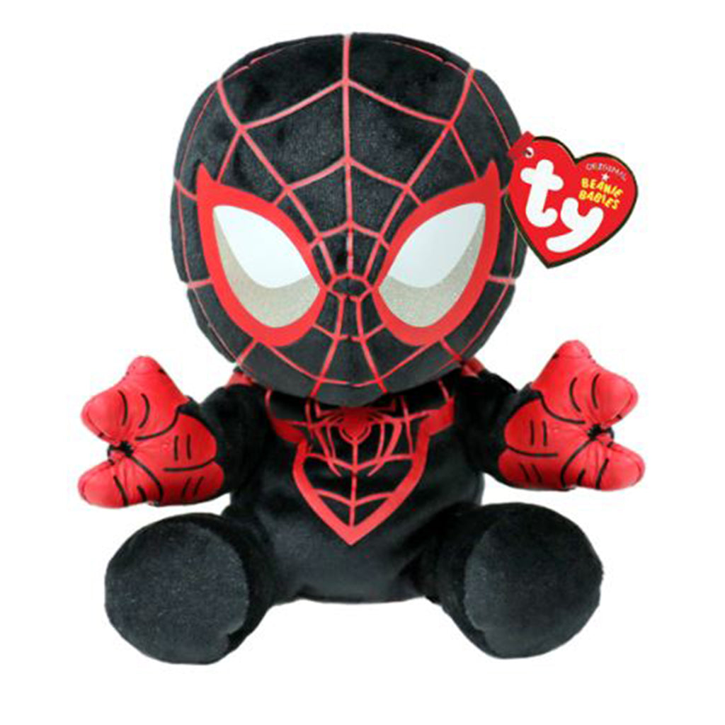 Ty Marvel Miles Morales Floppy 7 Inch Plush Figure