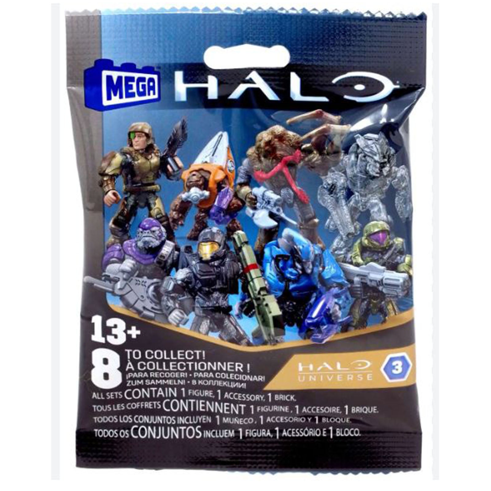 MEGA Series 3 Halo Universe Single Blind Bag Figure| Radar Toys