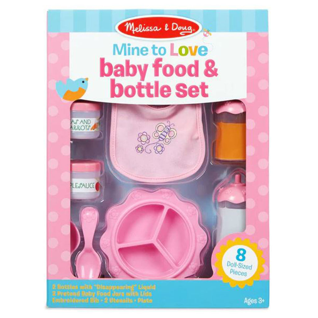 Melissa And Doug Mine To Love Baby Food And Bottle Set