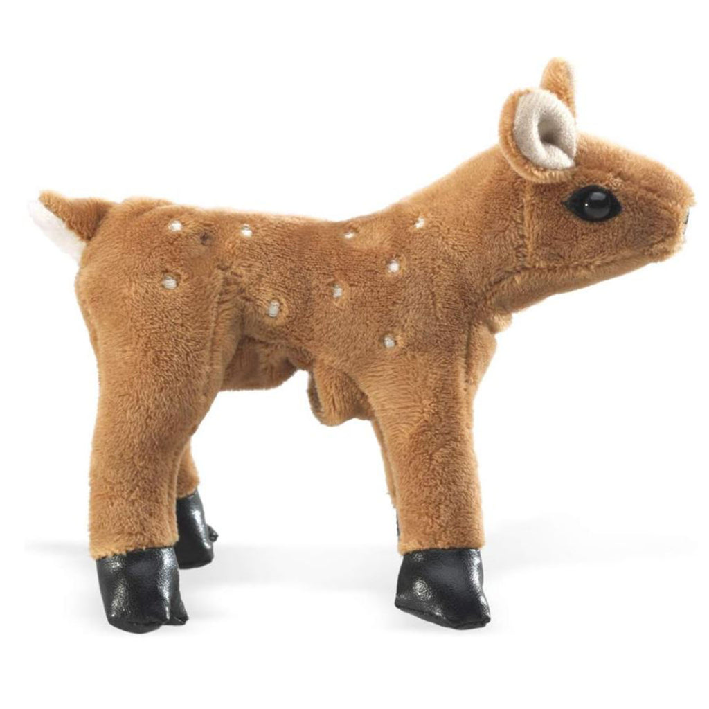 Folkmanis Mini Fawn Animal Finger Puppet - Radar Toys