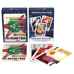 New York Puzzle Company Visions Of The Future Playing Cards - Radar Toys