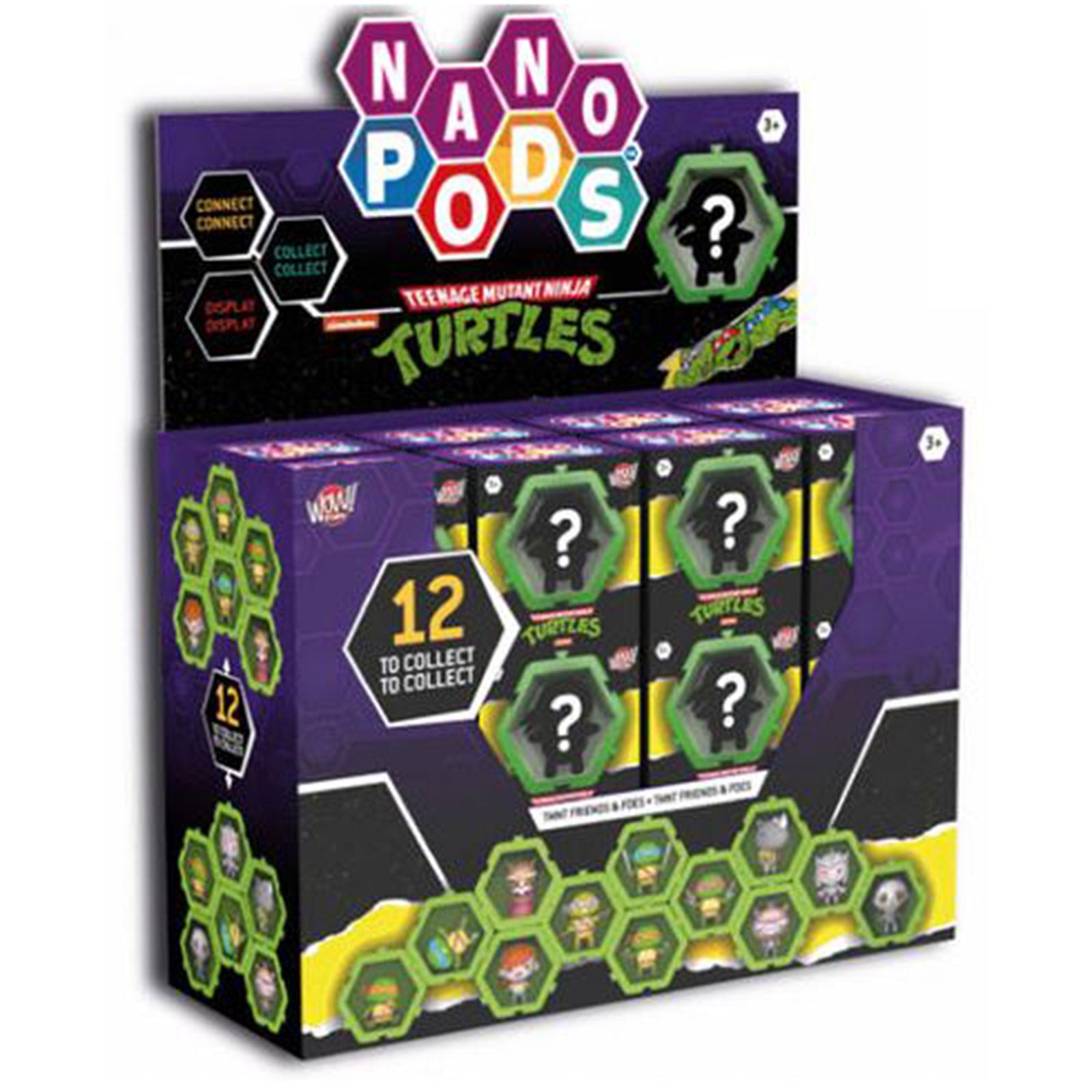 Teenage Mutant Ninja Turtles Nano Pods Wave 1 Blind Box Random 6-Pack