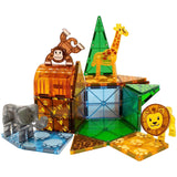 Magna-Tiles Safari Animals 25 Piece Magnetic Tile Building Set - Radar Toys