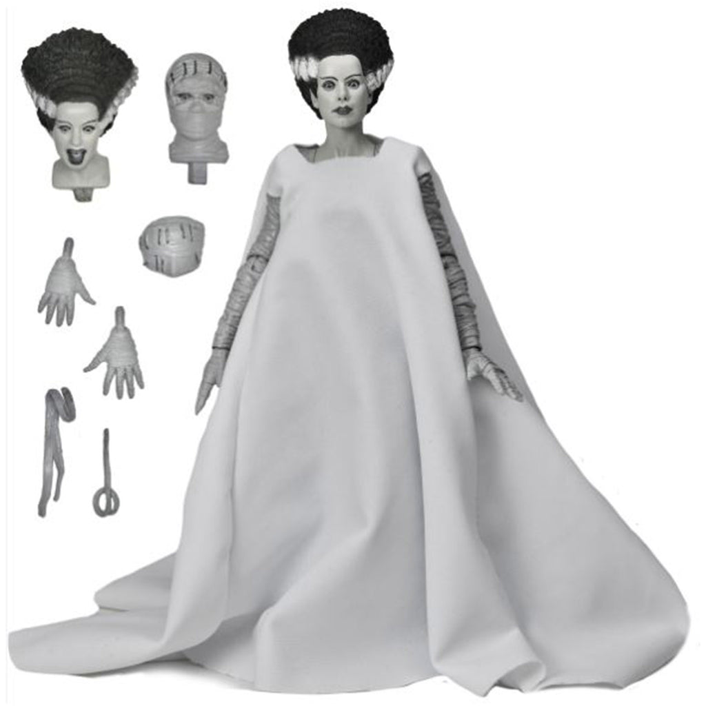NECA Ultimate Bride Of Frankenstein Black And White 7 Inch Action Figure