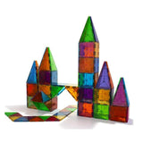 Magna-Tiles Clear Colors 100 Piece Magnetic Tile Building Set - Radar Toys