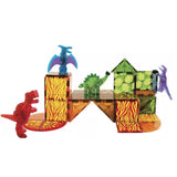 Magna-Tiles Dino World 40 Piece Magnetic Tile Building Set - Radar Toys