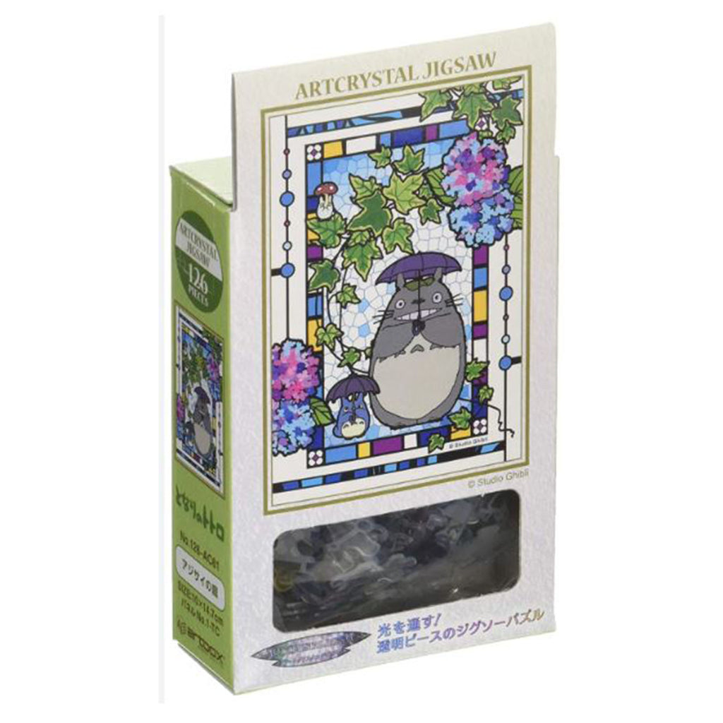 Ensky My Neighbor Totoro Totoro And Hydrangea Petite Artcrystal Jigsaw Puzzle