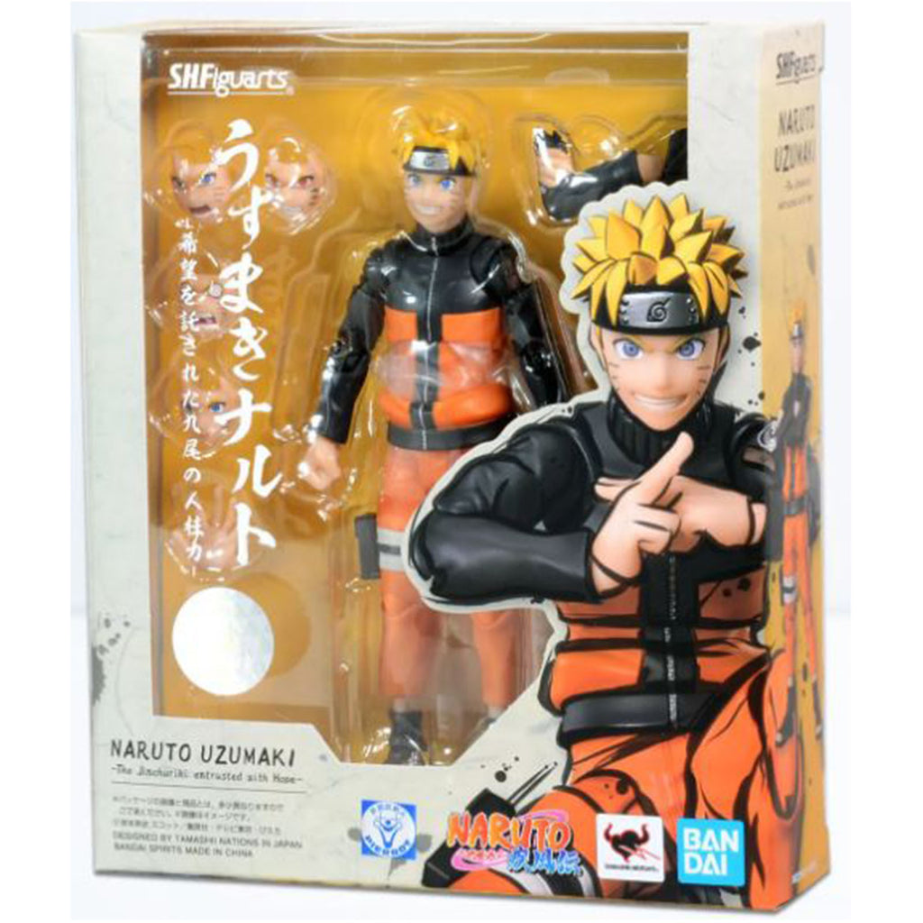 Bandai Naruto Shippuden SHFiguarts Naruto Uzumaki The Jinchuuriki Entrusted With Hope Figure