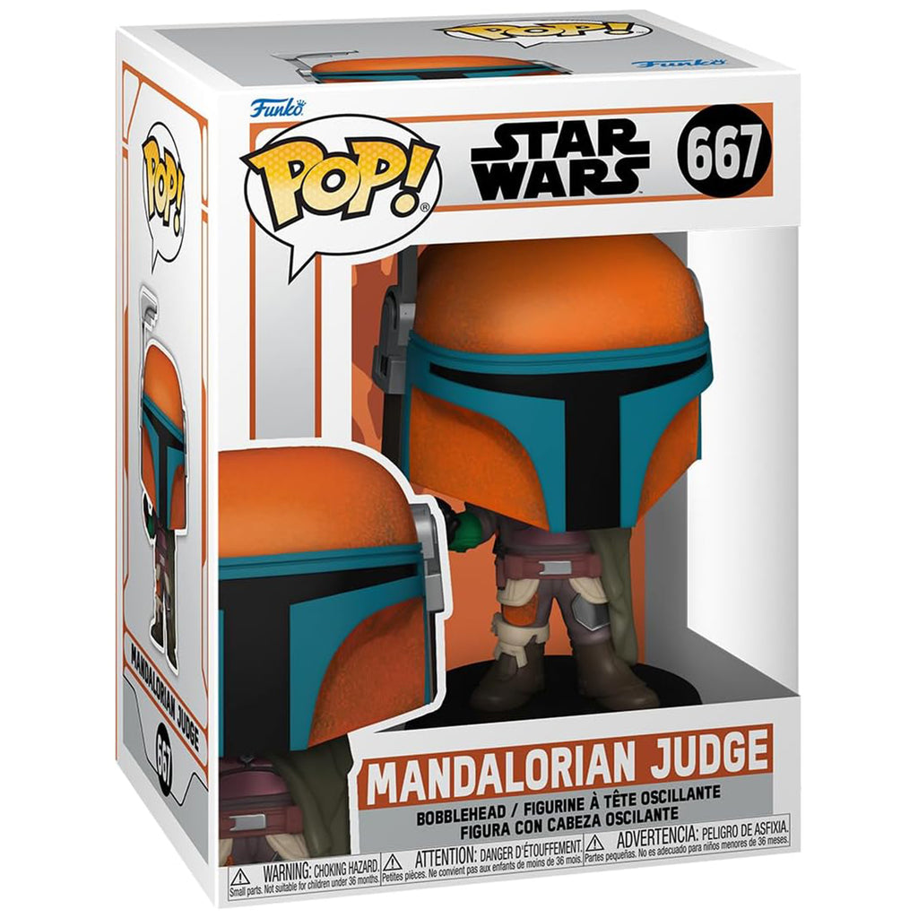 Funko Star Wars The Mandalorian S9 POP Mandalorian Judge Vinyl Figure