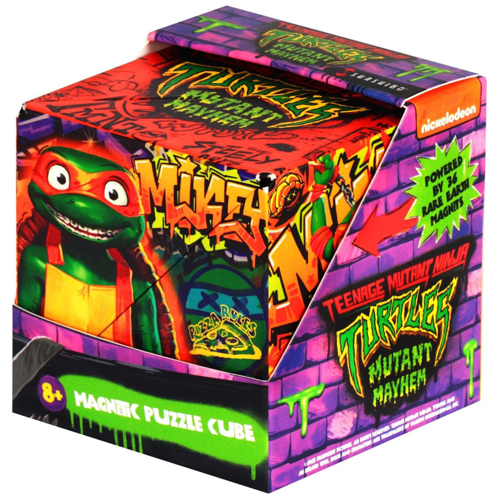 Fun In Motion Shashibo Teenage Mutant Ninja Turtles Mutant Mayhem Series 2 Mikey Puzzle