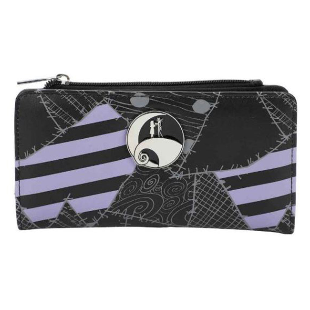 Bioworld Nightmare Before Christmas Jack Sally Metal Badge Envelope Wallet - Radar Toys