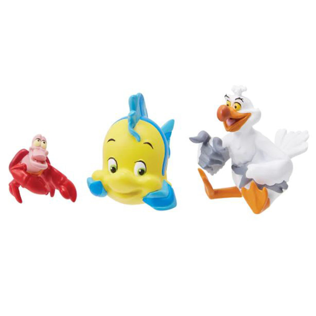 Enesco Disney Showcase Little Mermaid Flounder Sebastian And Scuttle Decorative Figurine Set - Radar Toys