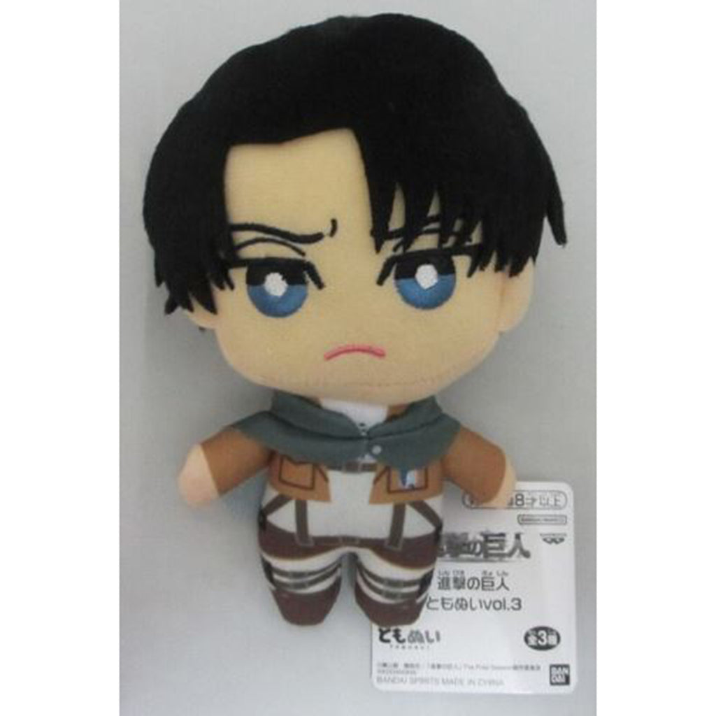 Tomonui Attack On Titan Series 2 Levi 5 Inch Plush Figure