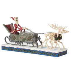 Enesco Disney Traditions Nightmare Before Christmas Dash Away Jack Skellington Figurine