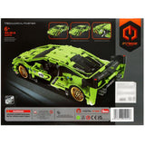 IM Master Mechanical Green Super Car Pull Back 457 Piece Model Set - Radar Toys