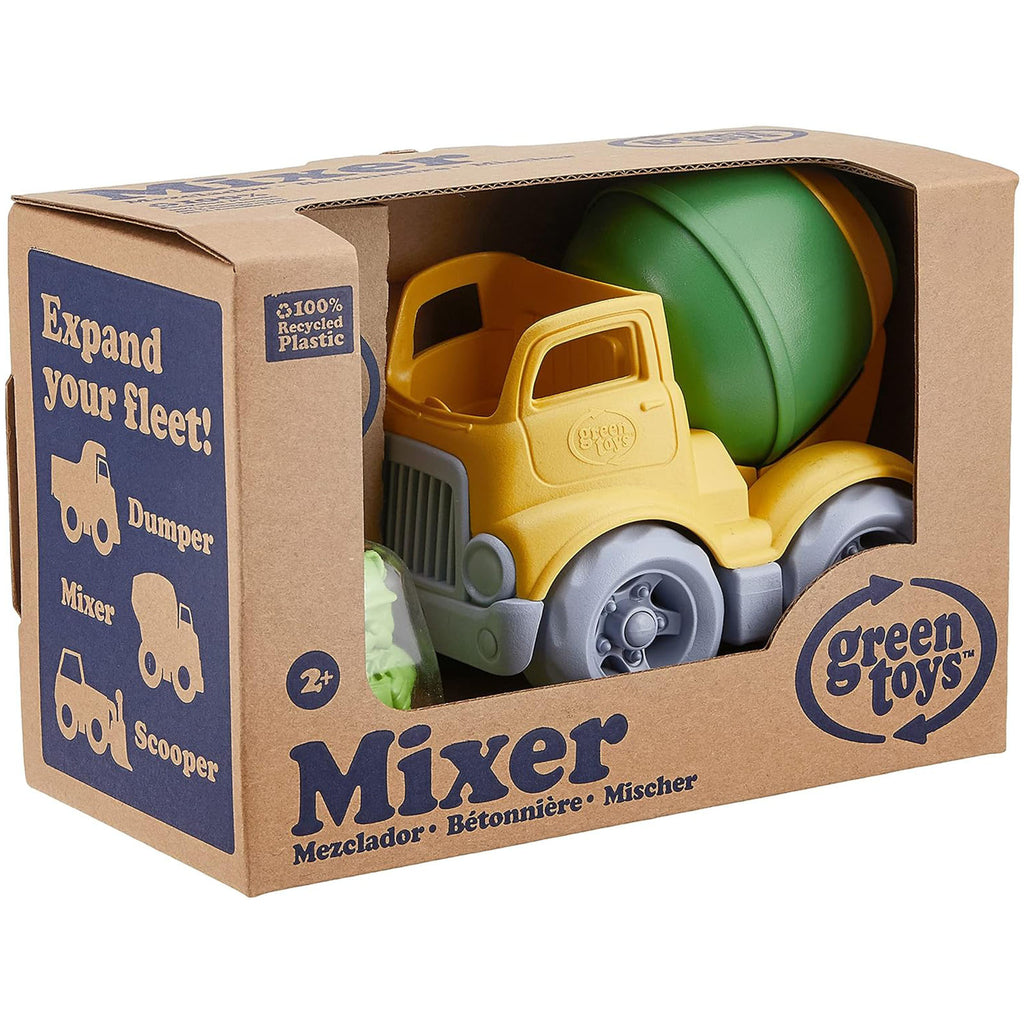 Green Toys Mixer Green And Yellow Construction Truck - Radar Toys