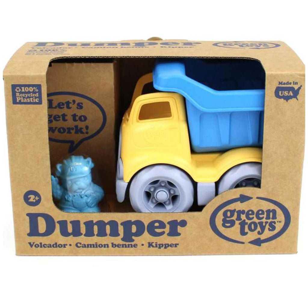 Green Toys Dumper Blue And Yellow Construction Truck