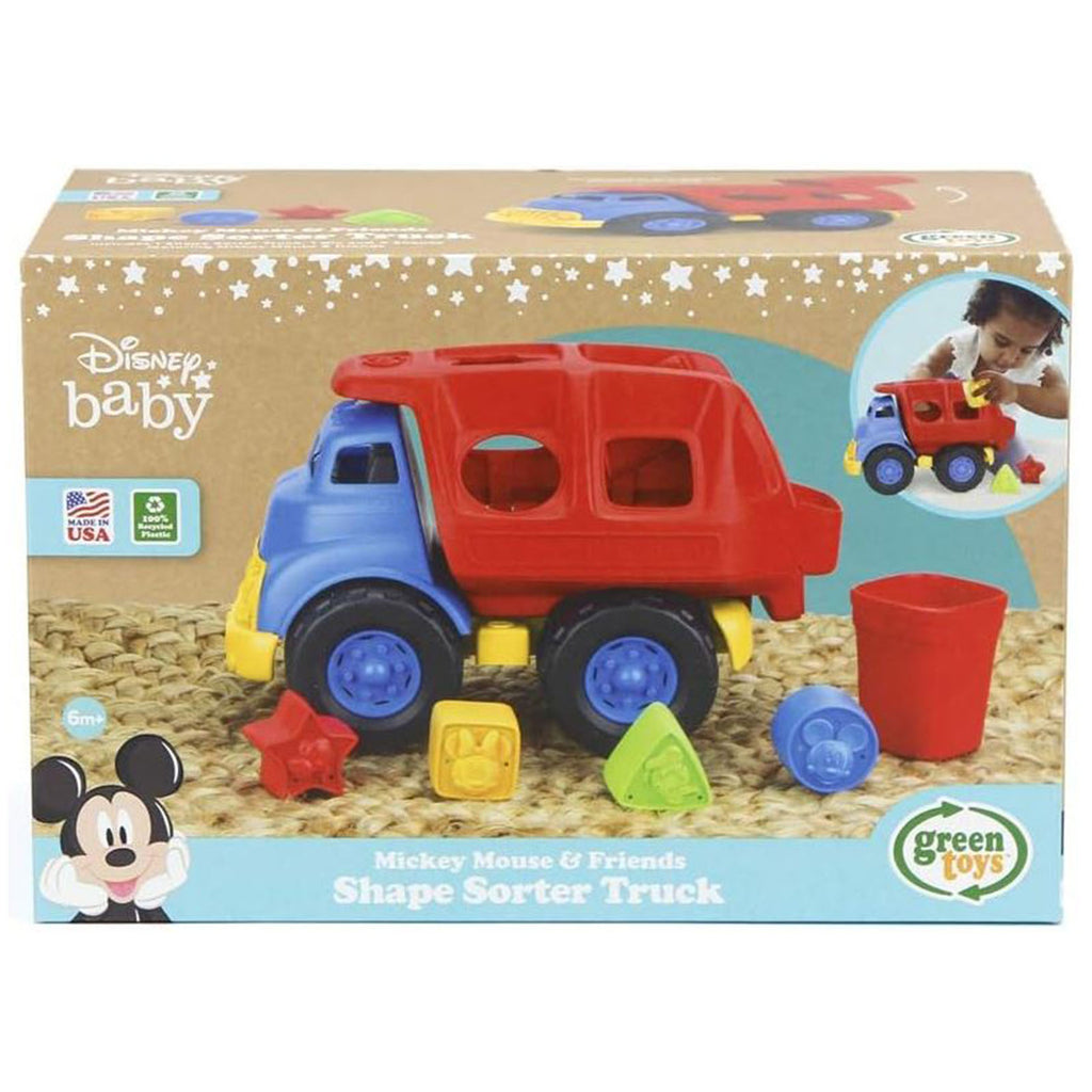 Green Toys Disney Baby Mickey Mouse And Friends Shape Sorter Truck - Radar Toys
