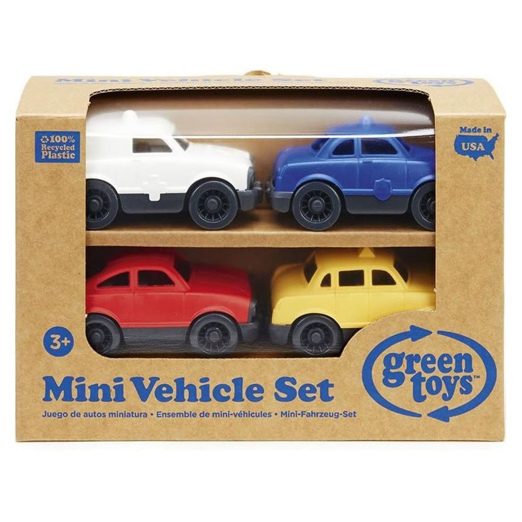 Green Toys Set Of 4 Mini Vehicles
