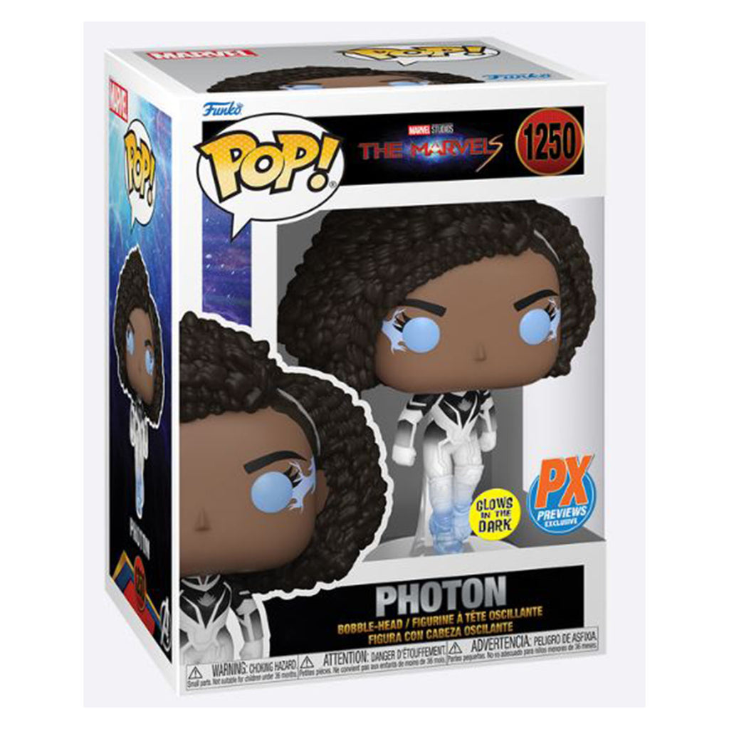 Funko The Marvels PX POP Photon Glow Vinyl Figure - Radar Toys