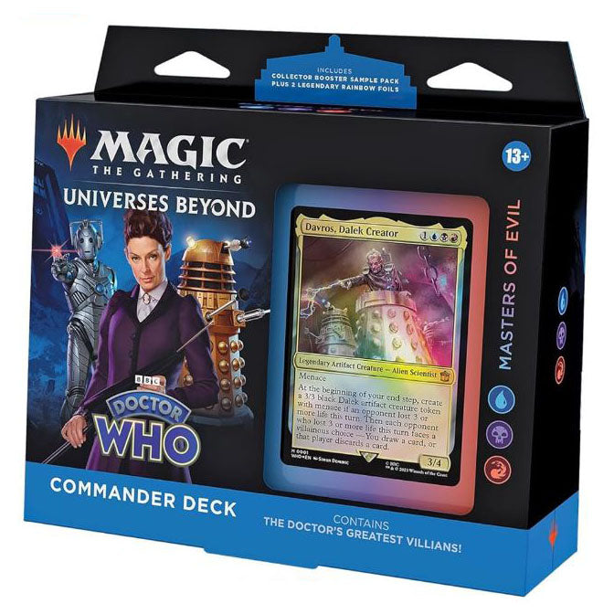 Magic The Gathering Universes Beyond Doctor Who Davros Dalek Creator Commander Deck - Radar Toys