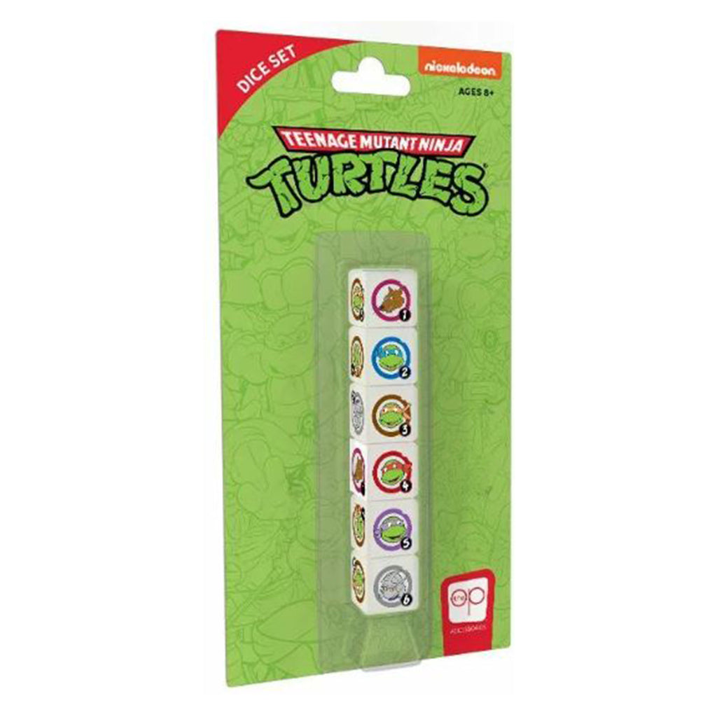USAopoly Teenage Mutant Ninja Turtles 6D6 Dice Set - Radar Toys