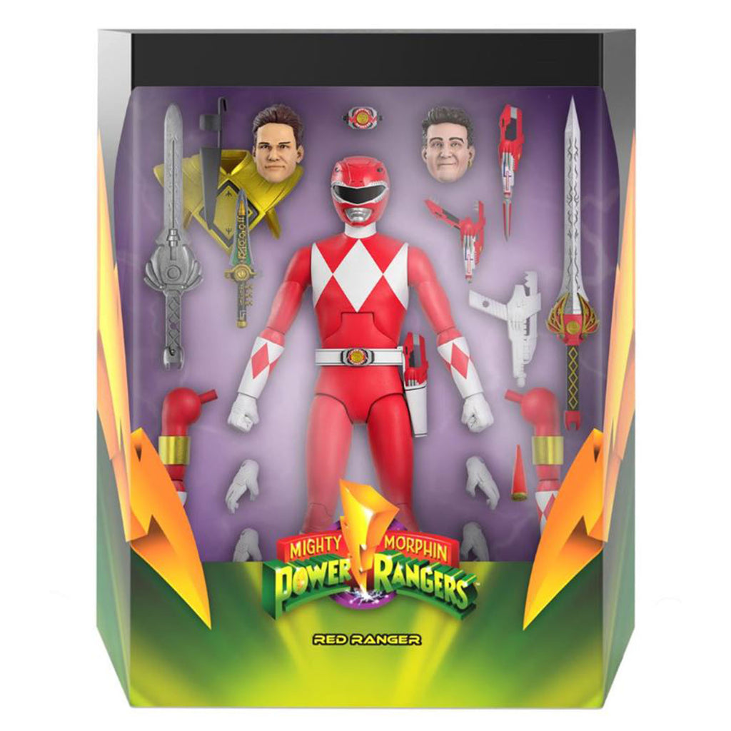 Super7 Power Rangers Ultimates Red Ranger Action Figure