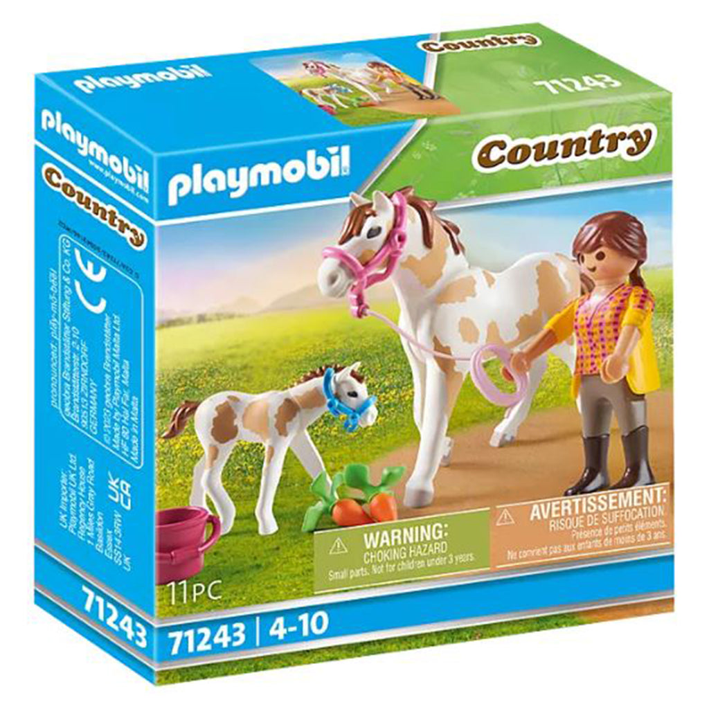 Playmobil Country Horse With Foal Building Set 71243