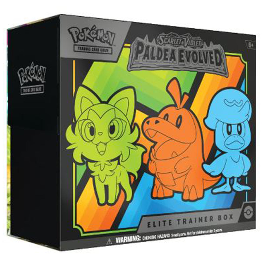 Pokemon Scarlet And Violet Paldea Evolved Elite Trainer Box