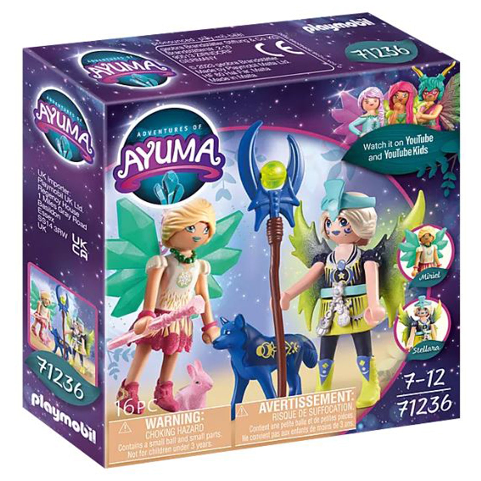 Implicaties Schotel Hulpeloosheid Playmobil Ayuma Crystal And Moon Fairy With Soul Animals Building Set  71236| Radar Toys