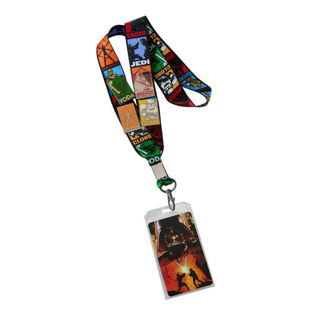 Loungefly Star Wars Revenge Of The Sith Lanyard With 4 Pins - Radar Toys