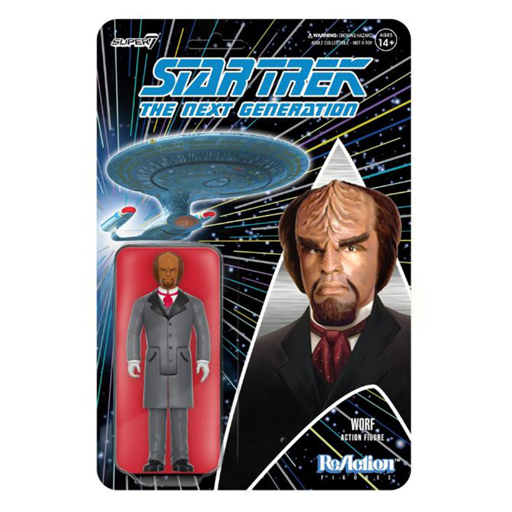 Super7 Star Trek The Next Generation Victorian Worf Reaction Figure