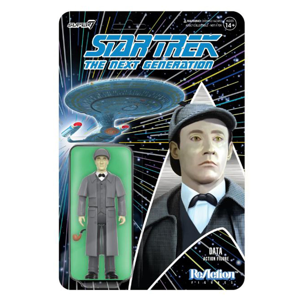Super7 Star Trek The Next Generation Victorian Data Reaction Figure